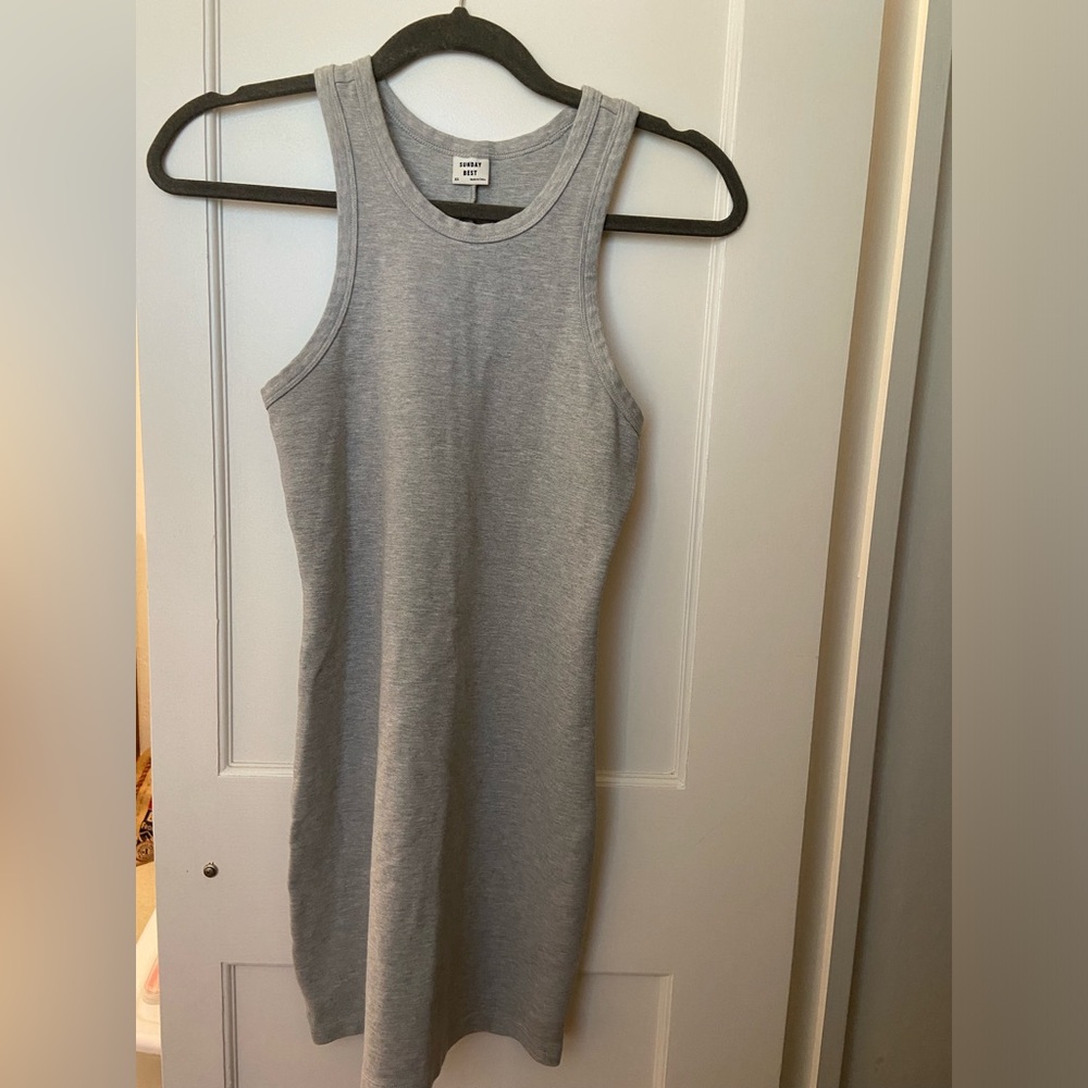 Aritzia Sunday Best XS raceback tank dress